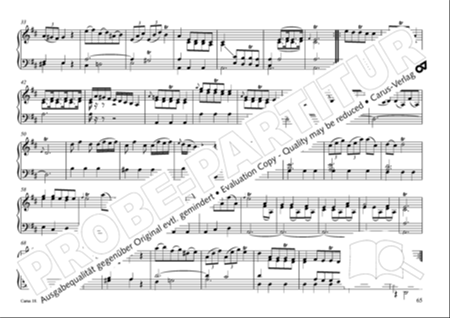 Pastoral music for organ, vol. 2: Germany, Bohemia, Austria, South Tyrol Organ Solo scores gallery preview page 66