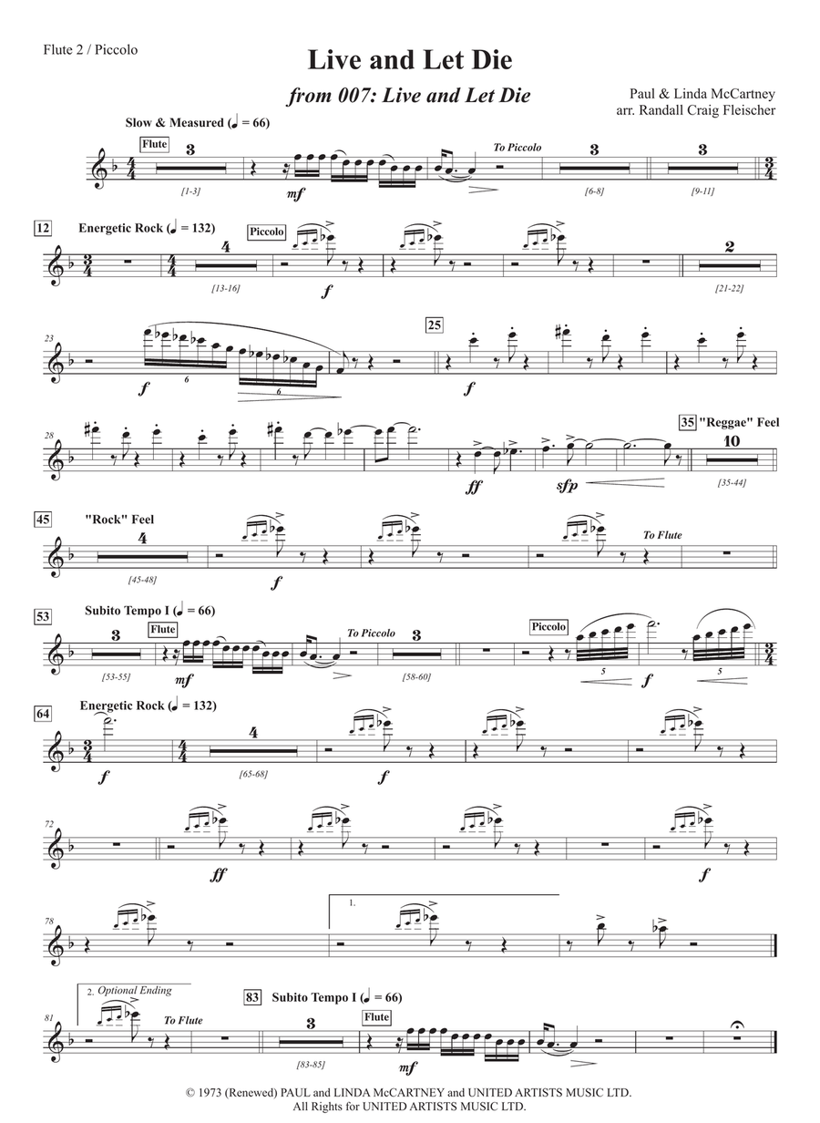 Live And Let Die Live And Let Die Full Orchestra scores gallery preview page 2