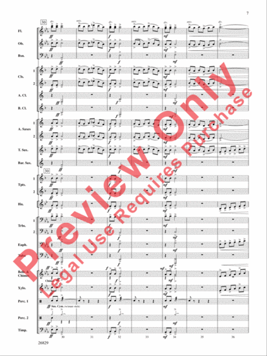 Semper Melior Semper Melior Concert Band scores gallery preview page 8