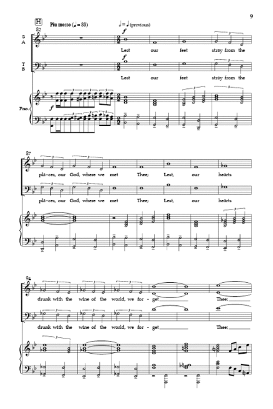 Lift Every Voice and Sing Divisi scores gallery preview page 9
