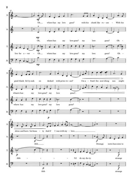 Wild Mountain Thyme SATB image number null