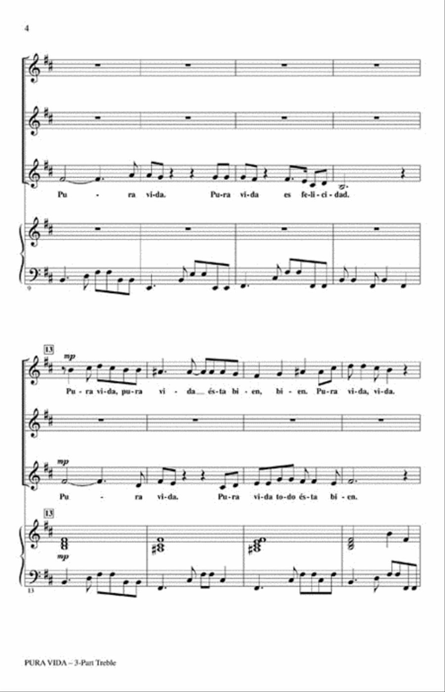 Pura Vida 3-Part scores gallery preview page 3