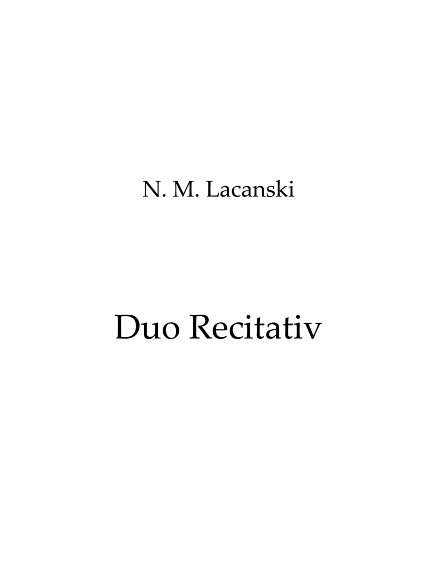 Duo Recitativ image number null