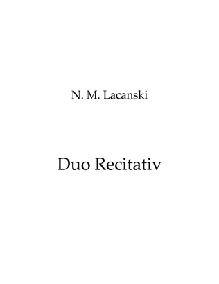 Duo Recitativ