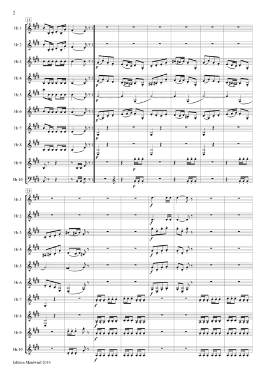 Carmen For Horn Ensemble Carmen For Horn Ensemble Horn scores gallery preview page 4