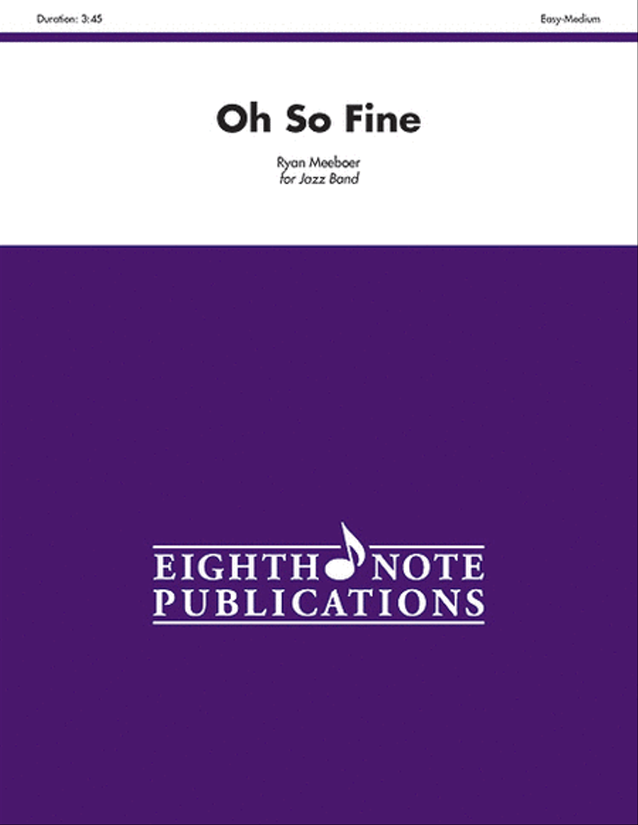 Oh So Fine Jazz Ensemble scores gallery preview page 1