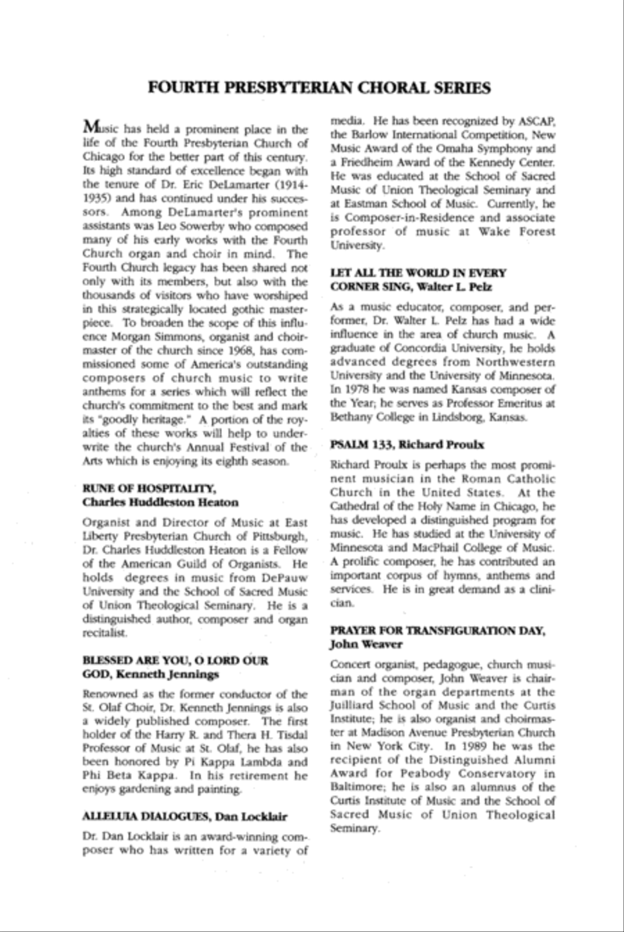 Psalm 133 4-Part scores gallery preview page 2