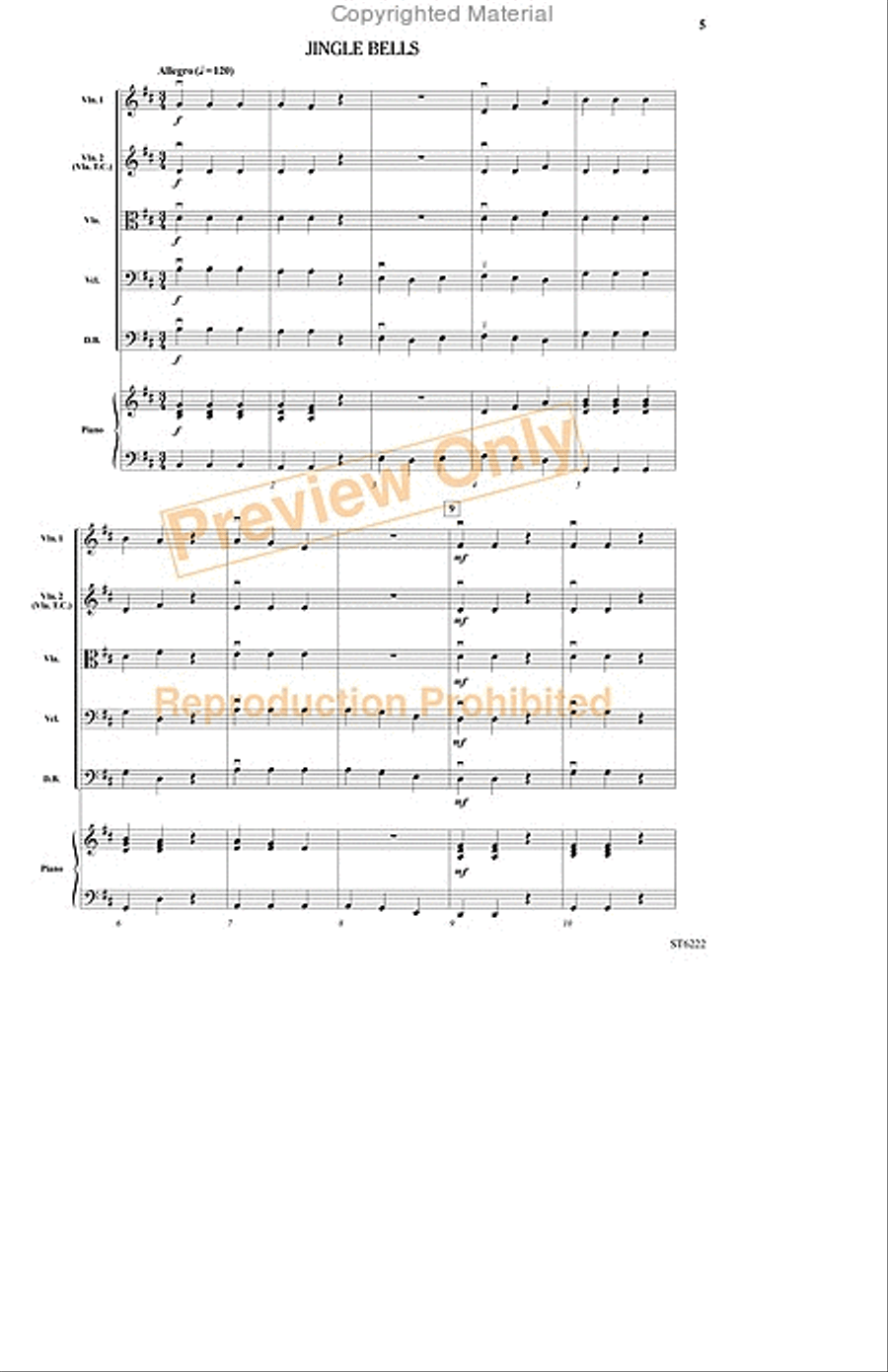 Two Winter Sketches String Orchestra scores gallery preview page 4