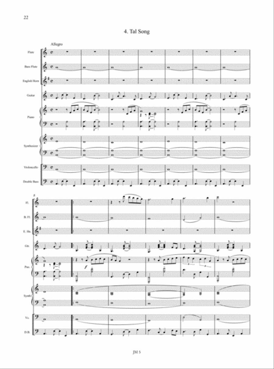 Reshimu for Voice and Instrumental Ensemble (2008) Voice scores gallery preview page 5
