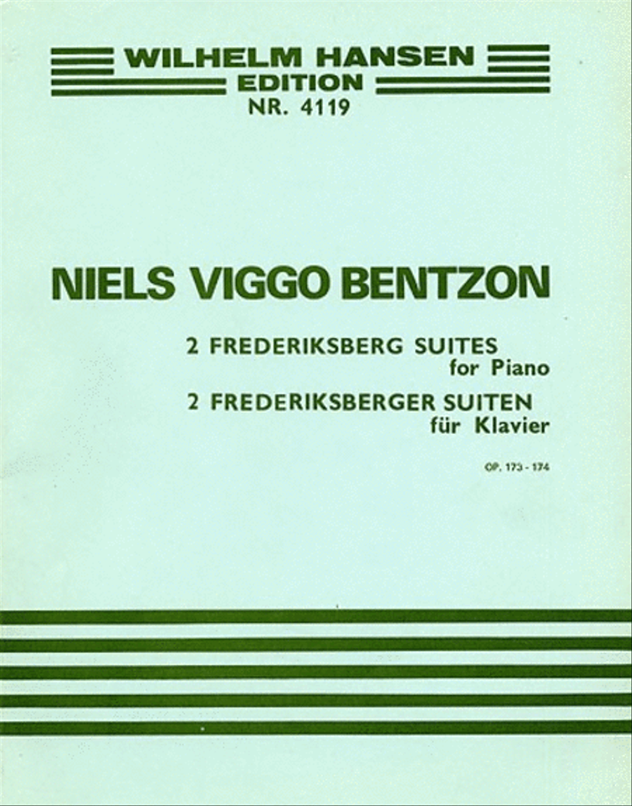 Two Frederiksberg Suites For Piano Op. 173-174 Piano Solo scores gallery preview page 1