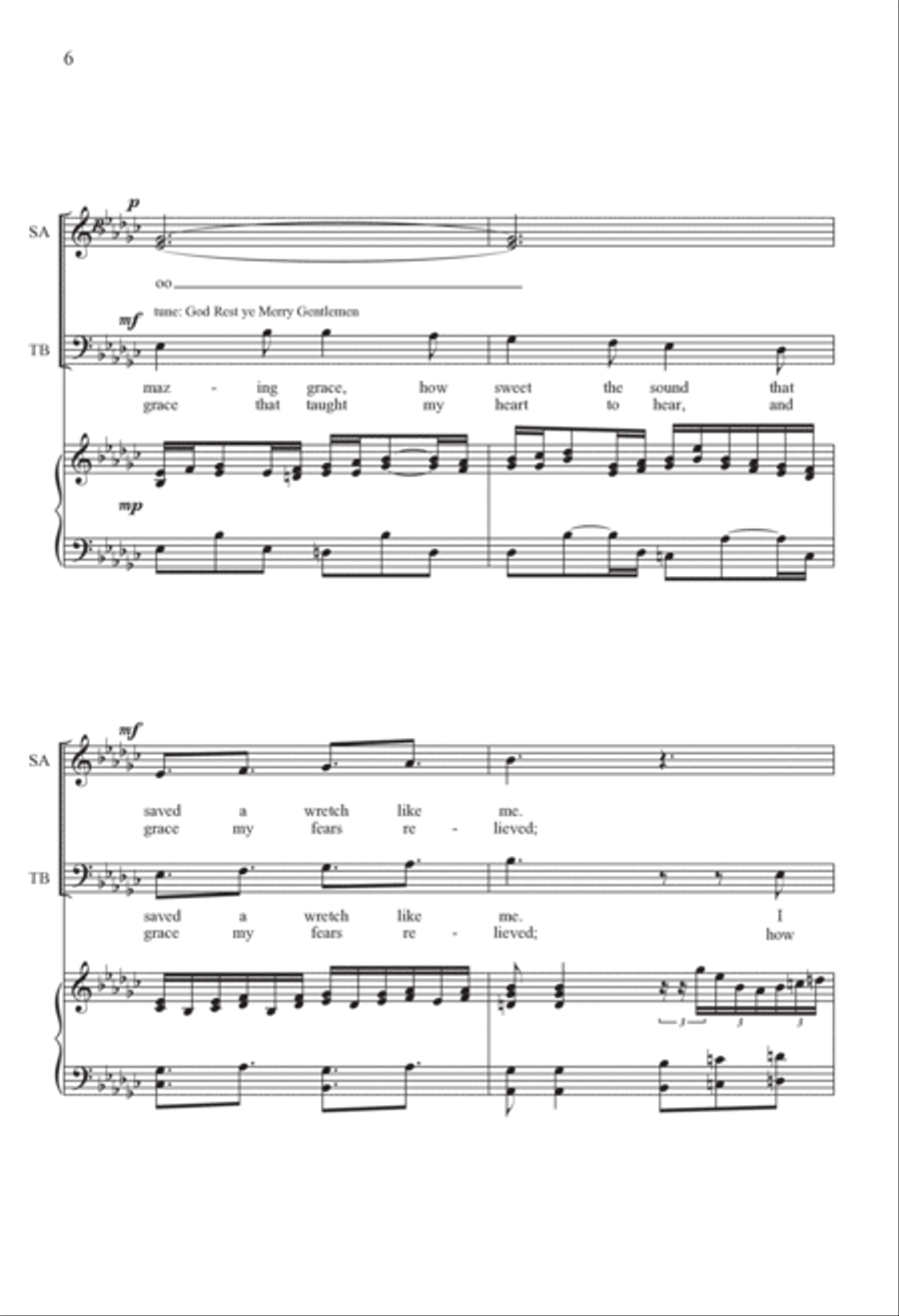 I Know I've Been Changed 3-Part scores gallery preview page 6