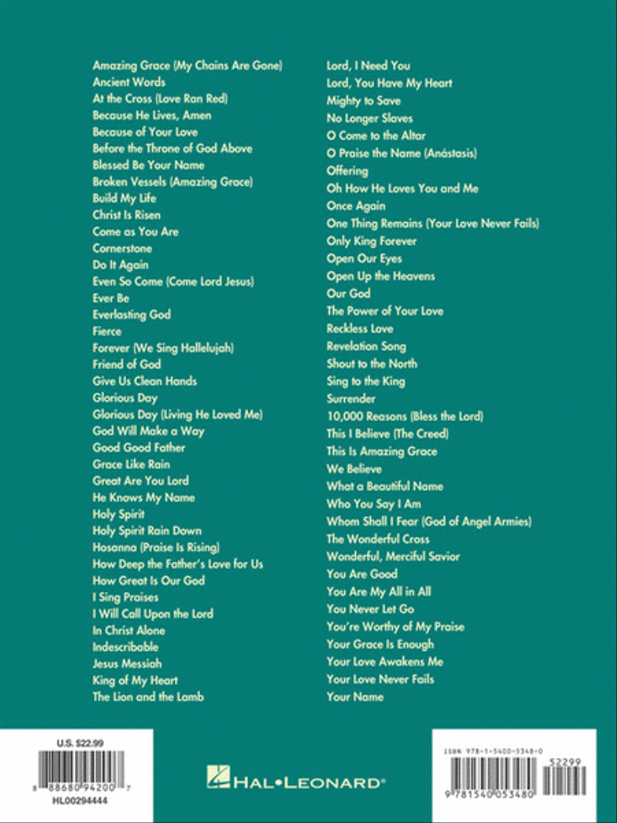 More of the Best Praise & Worship Songs Ever – 2nd Edition Easy Piano scores gallery preview page 8