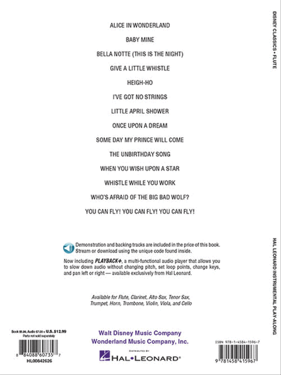 Disney Classics Flute Solo scores gallery preview page 5