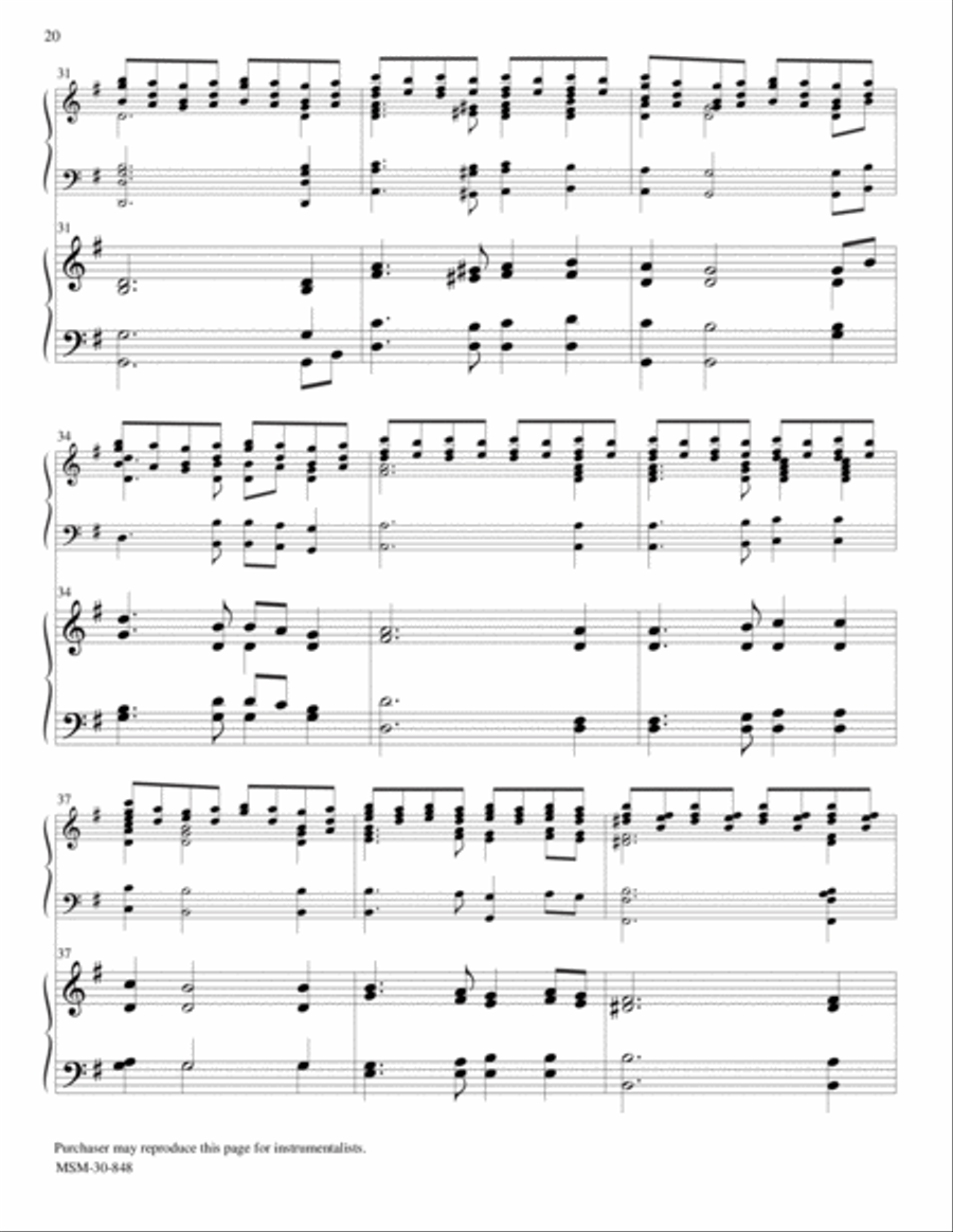 HANKEY from Let Praises Ring, V3 5-Octaves scores gallery preview page 3