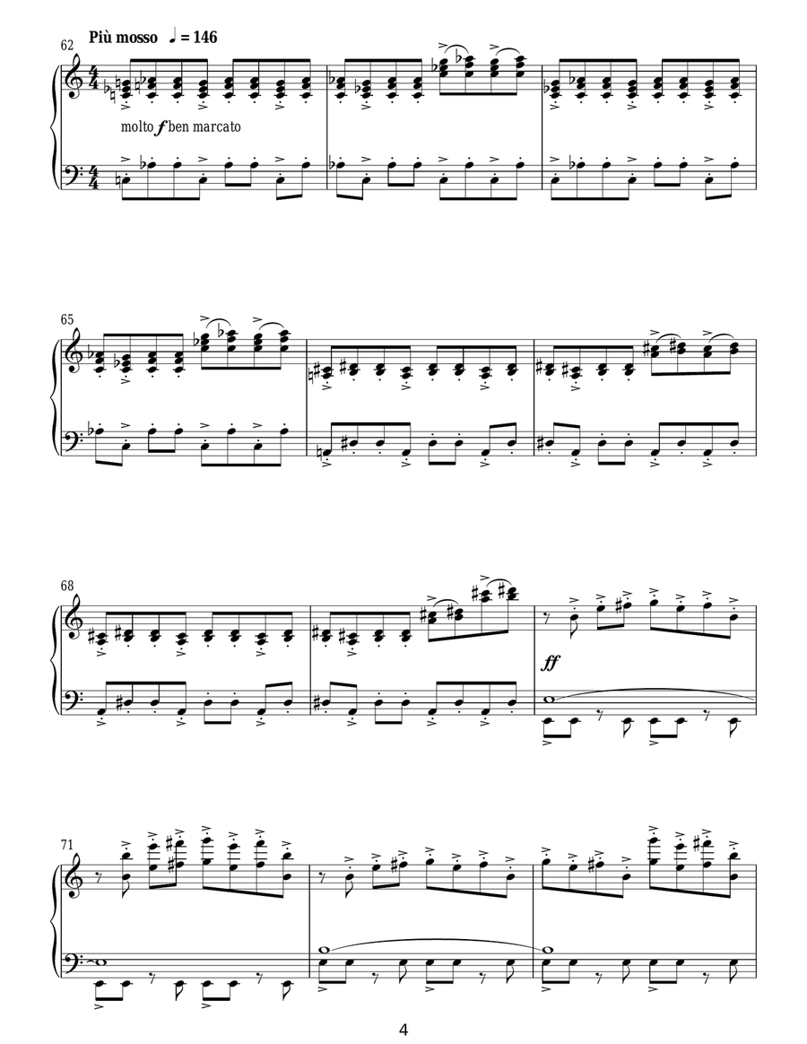 The Blue Planet, Blue Whale Piano Solo scores gallery preview page 4