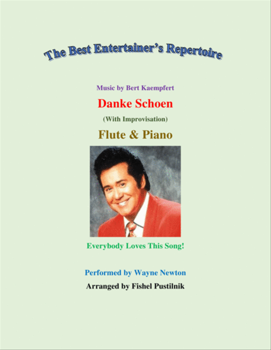 Danke Schoen Flute Solo scores gallery preview page 1