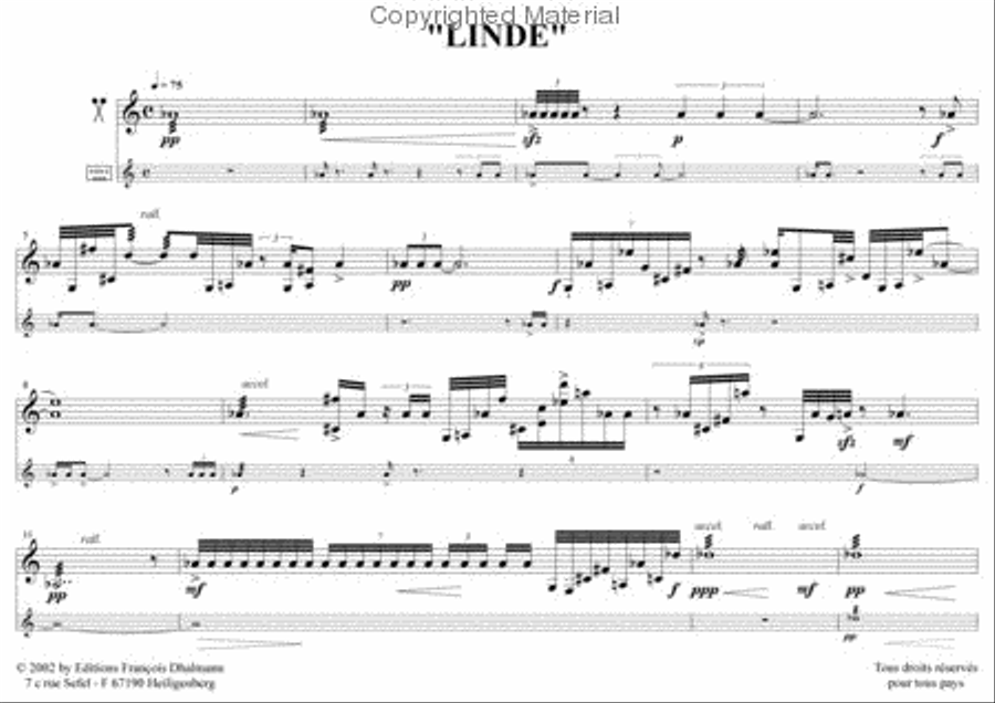 Linde Percussion scores gallery preview page 2