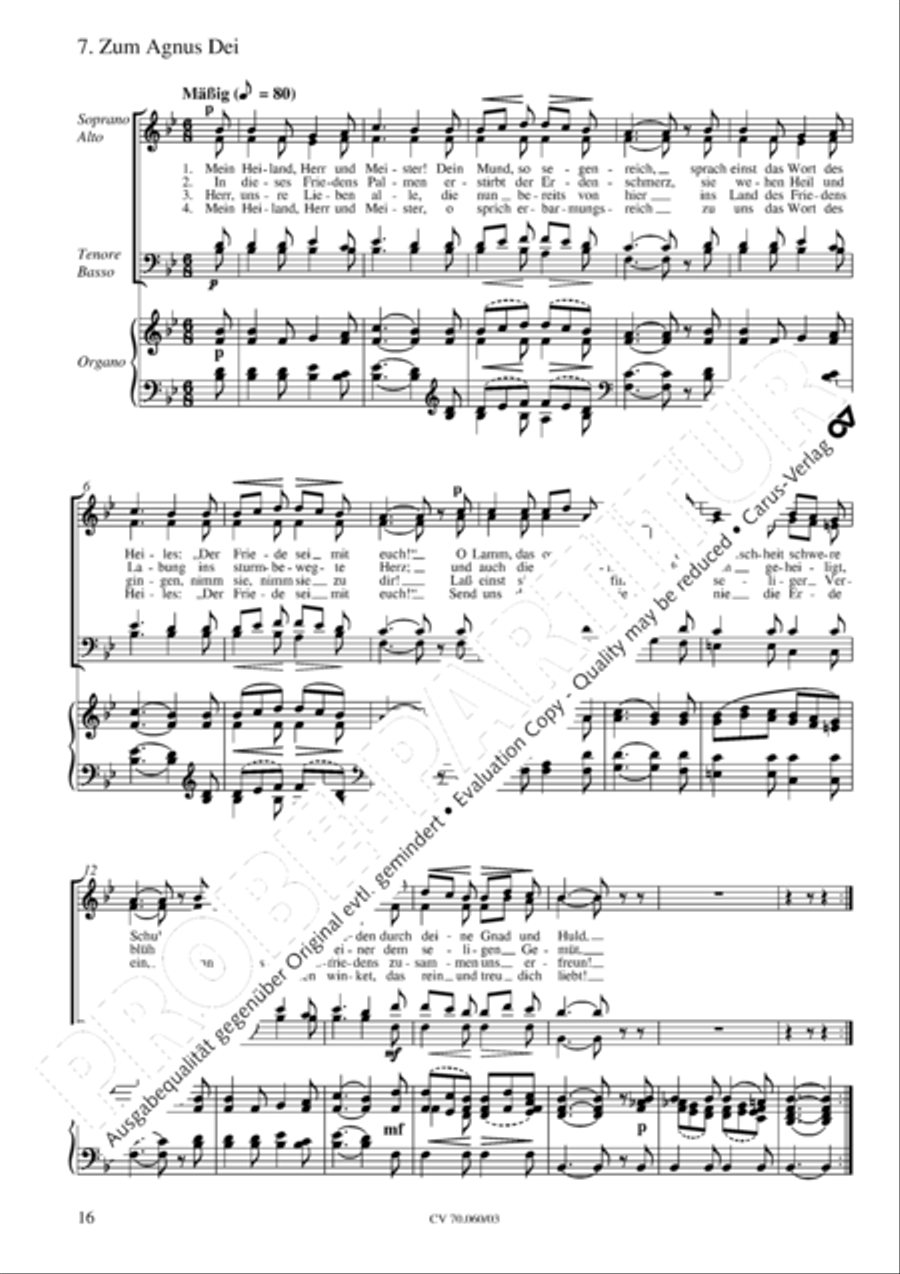 Deutsche Messe 4-Part scores gallery preview page 17