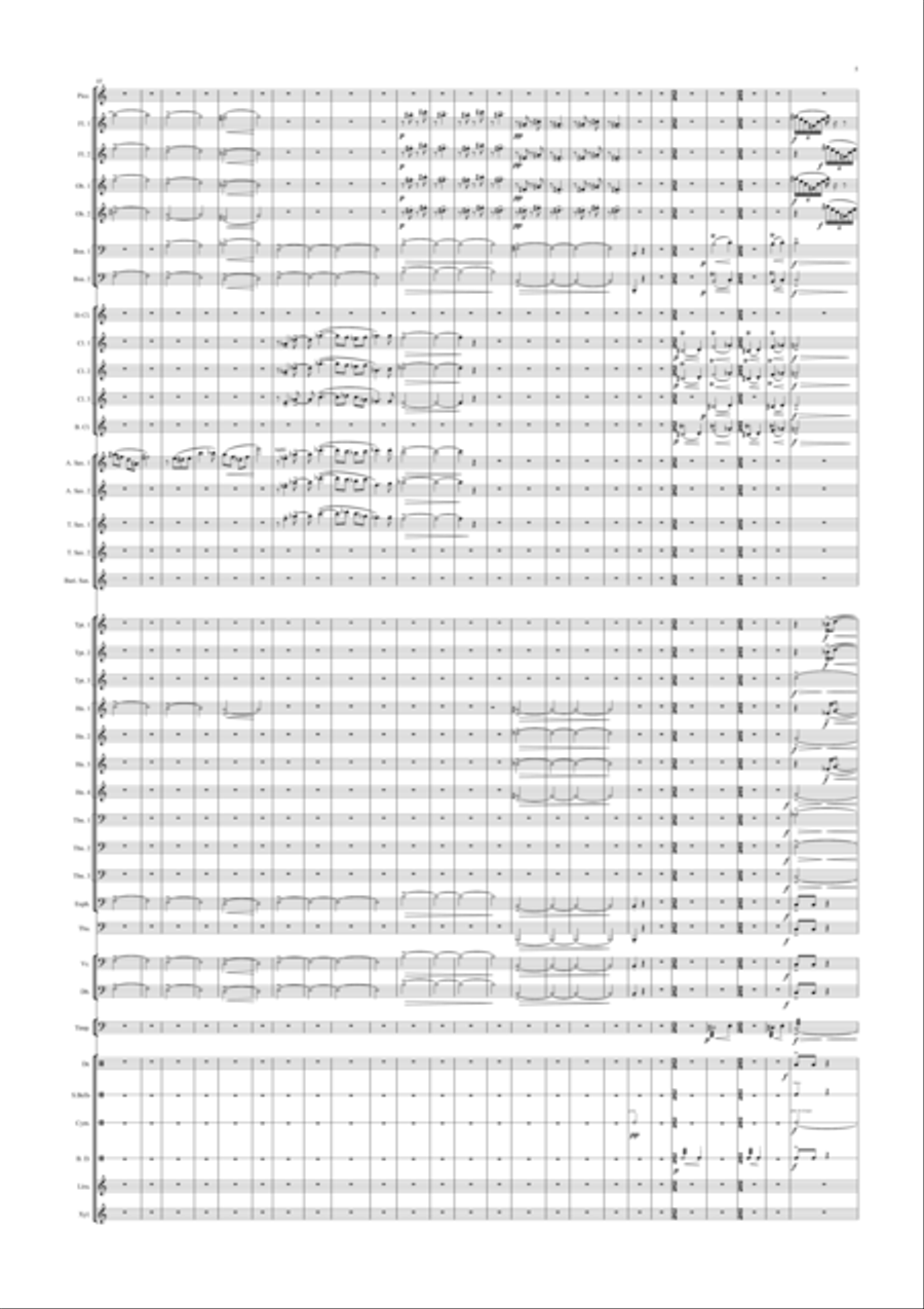 Divertimento circense, para banda sinfónica Concert Band scores gallery preview page 5