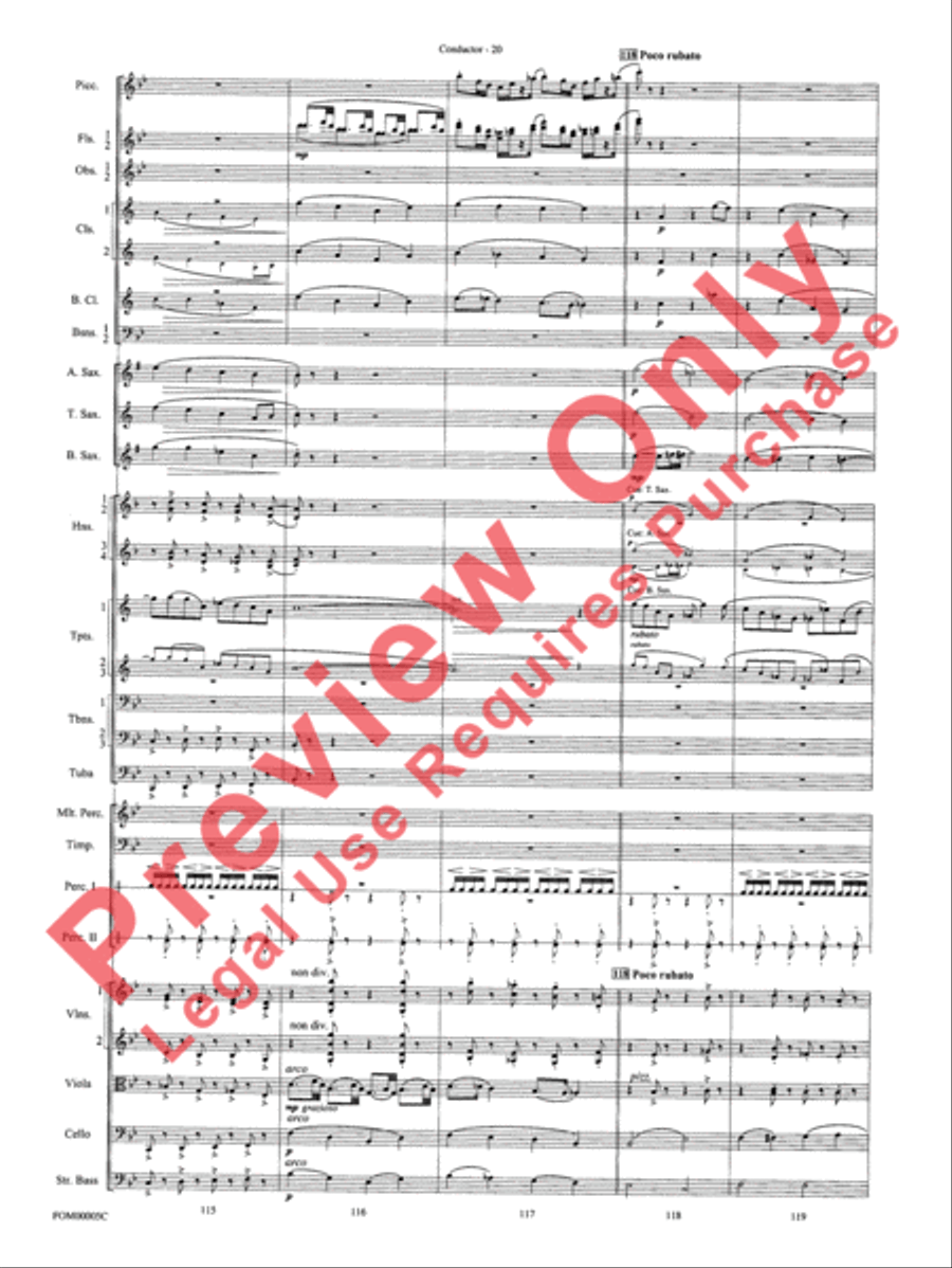 An American in Paris Suite Full Orchestra scores gallery preview page 23