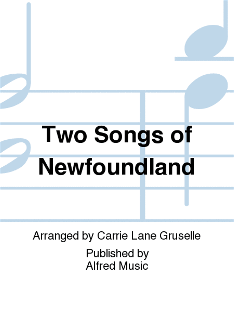 Two Songs of Newfoundland String Orchestra scores gallery preview page 1
