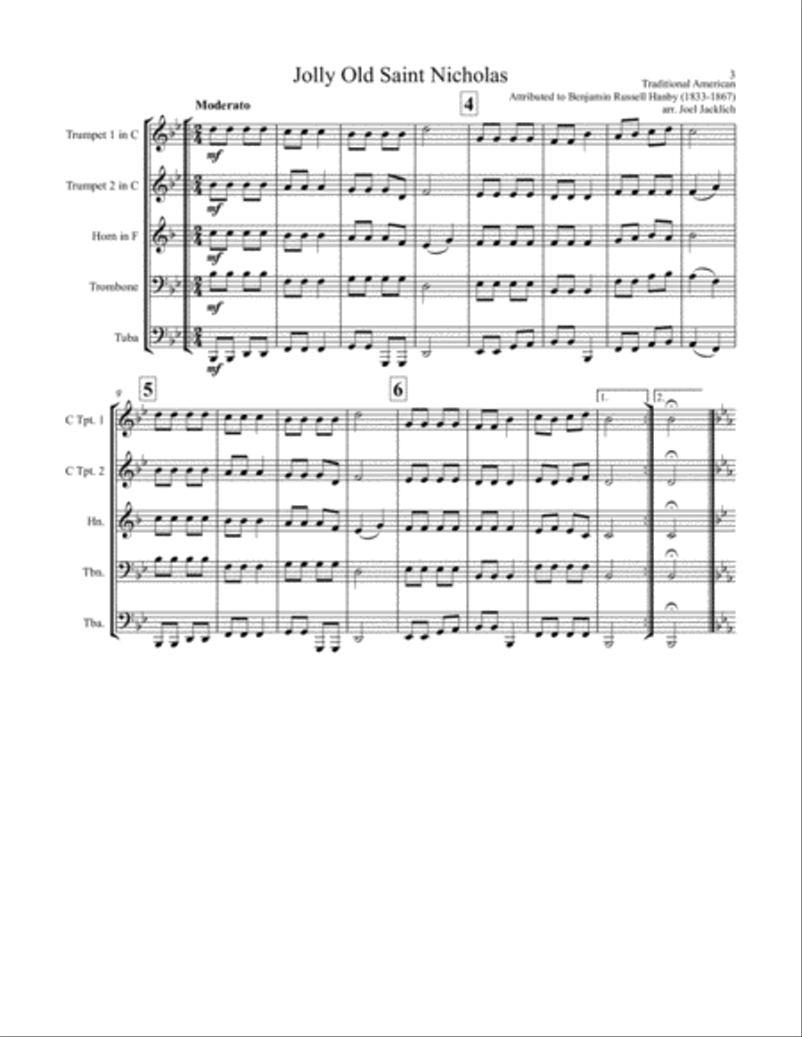The Big Book of Christmas Carols for Brass Quintet, Vol. II Brass Quintet scores gallery preview page 3