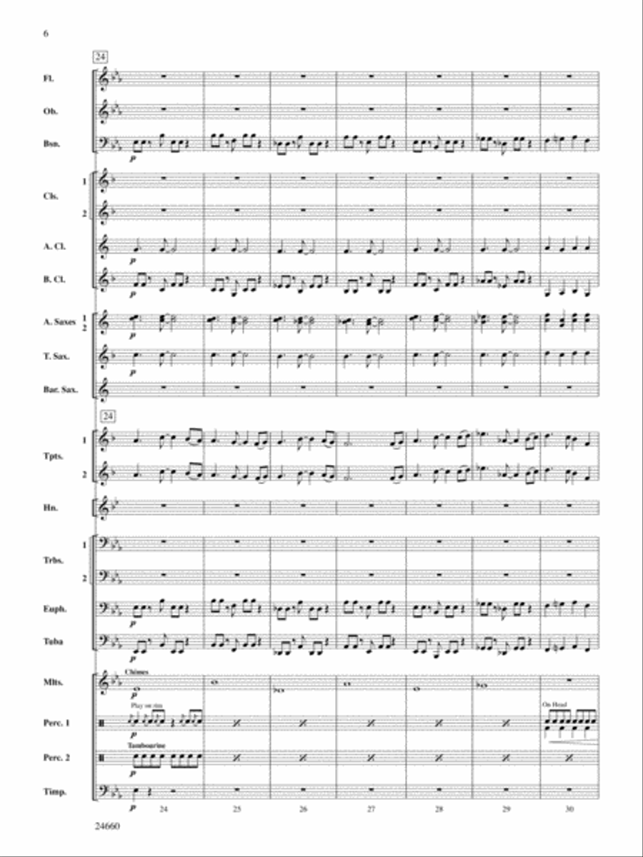 Manassas Junction: Score Concert Band scores gallery preview page 6