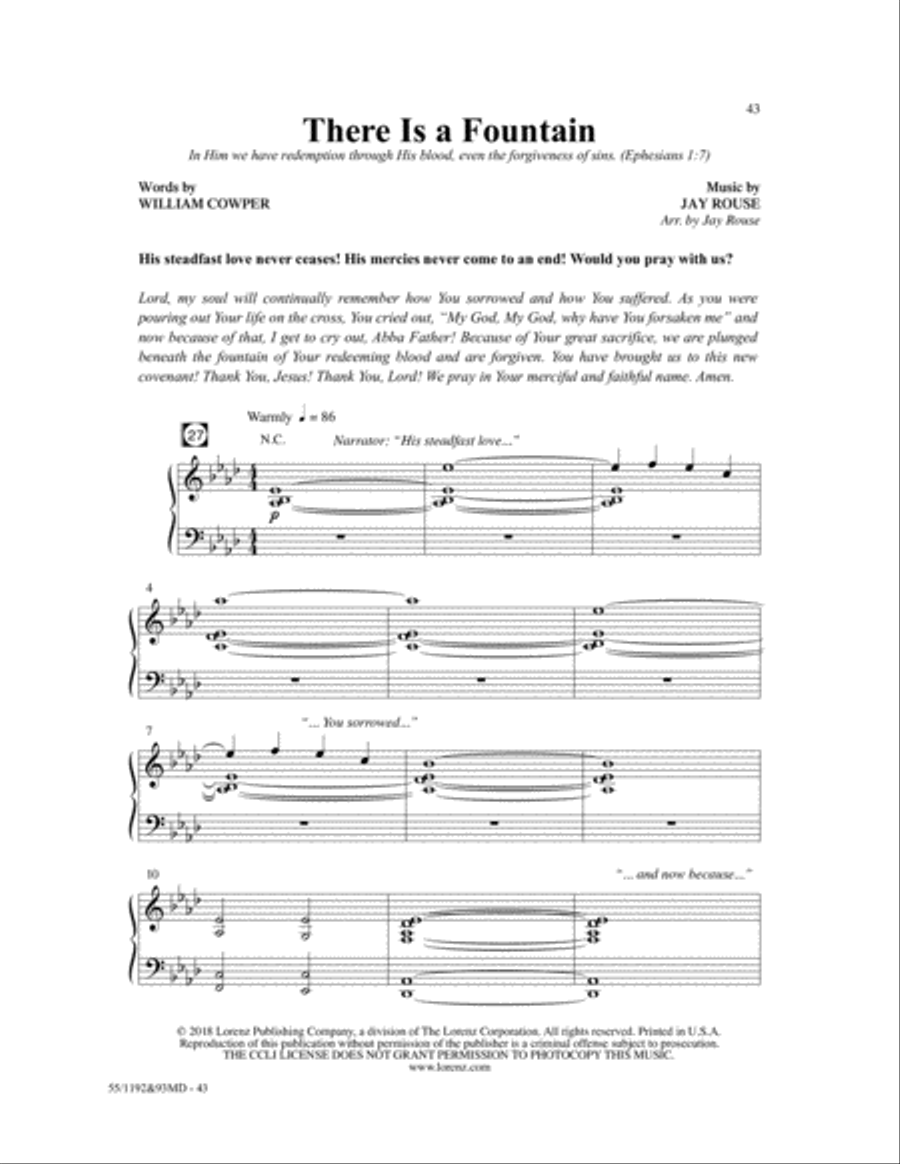 The Lamb 4-Part scores gallery preview page 24