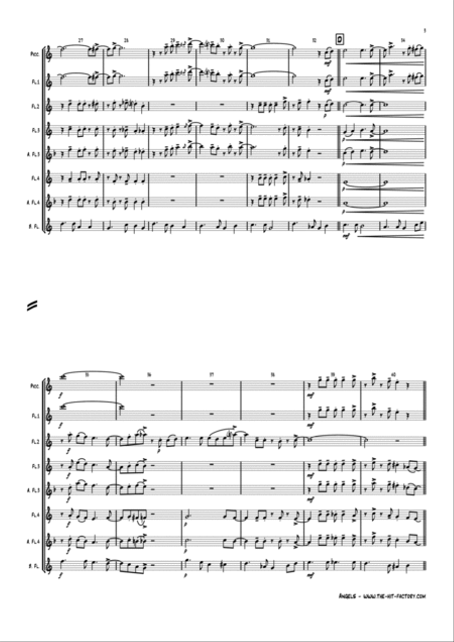 White Christmas Woodwind Ensemble scores gallery preview page 3