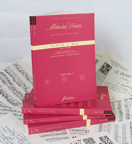 Methodes and Traites Flute a bec - 4 Volumes - Europe