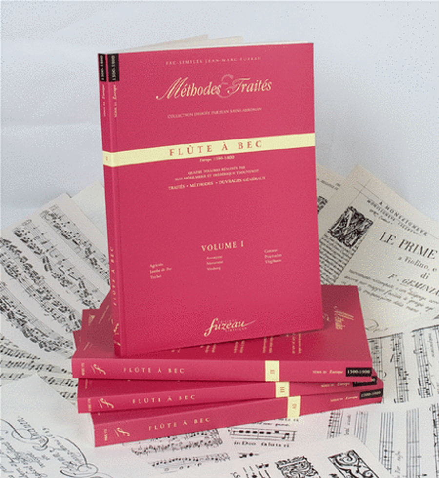 Methods & Treatises Recorder - 4 Volumes - Europe