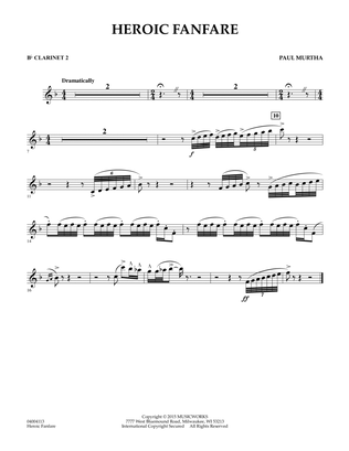 Heroic Fanfare - Bb Clarinet 2
