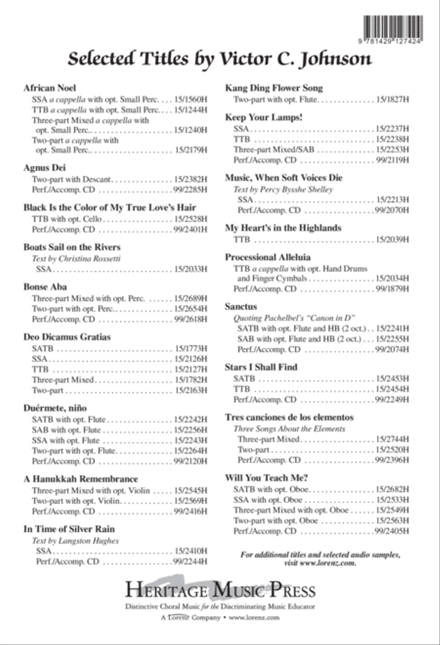 Bonse Aba 4-Part scores gallery preview page 16