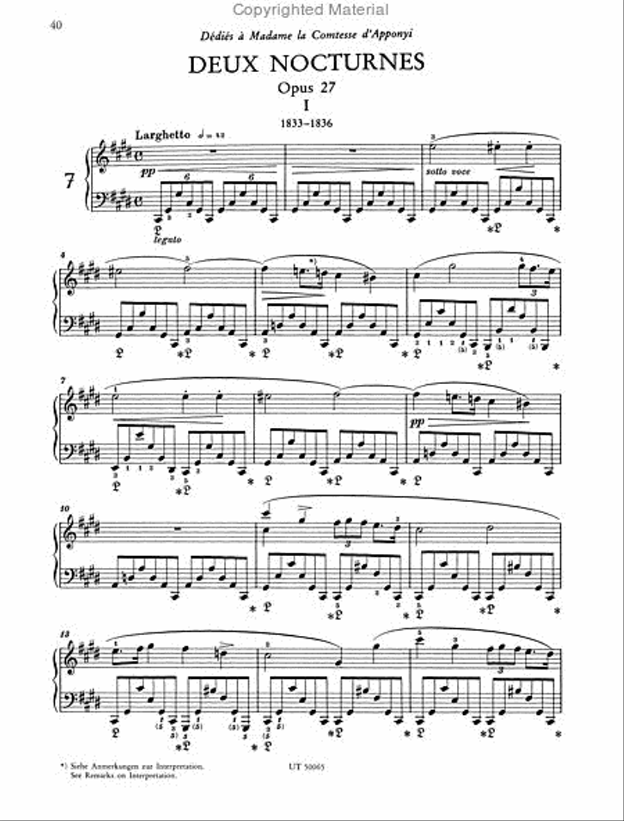 Nocturnes Chamber Music scores gallery preview page 5