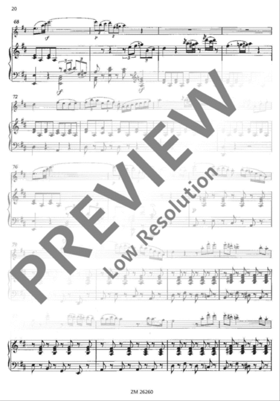 Opera Scenes Flute Solo scores gallery preview page 21