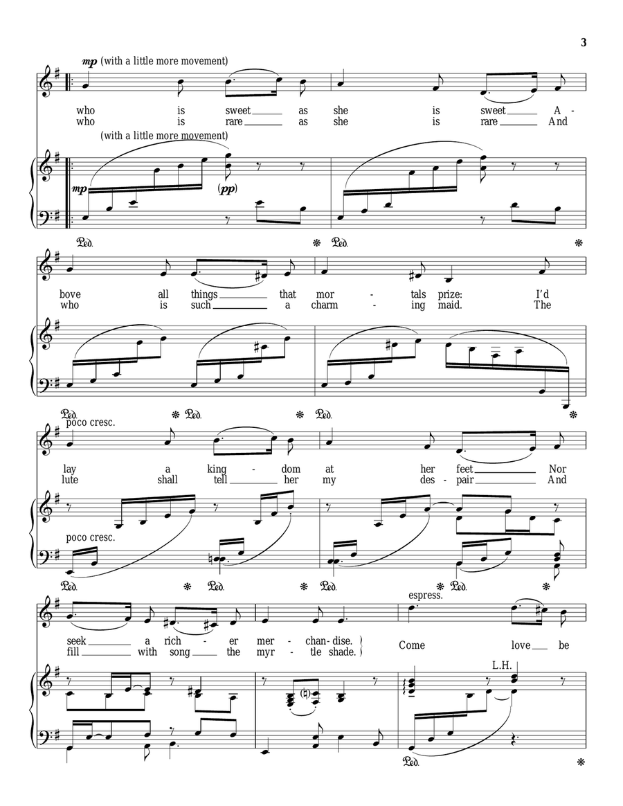 My Lady Greensleeves My Lady Greensleeves Piano, Vocal scores gallery preview page 3