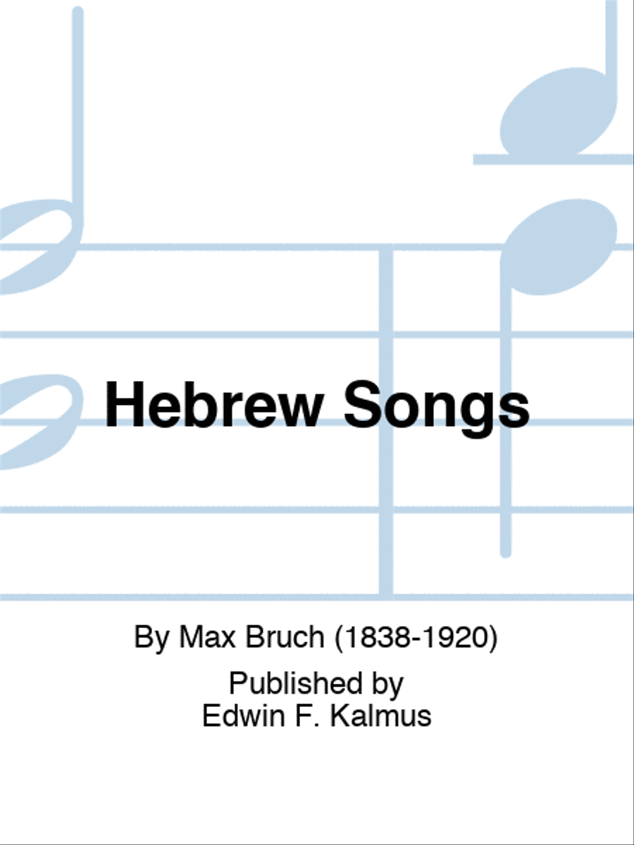 Hebrew Songs 4-Part scores gallery preview page 1