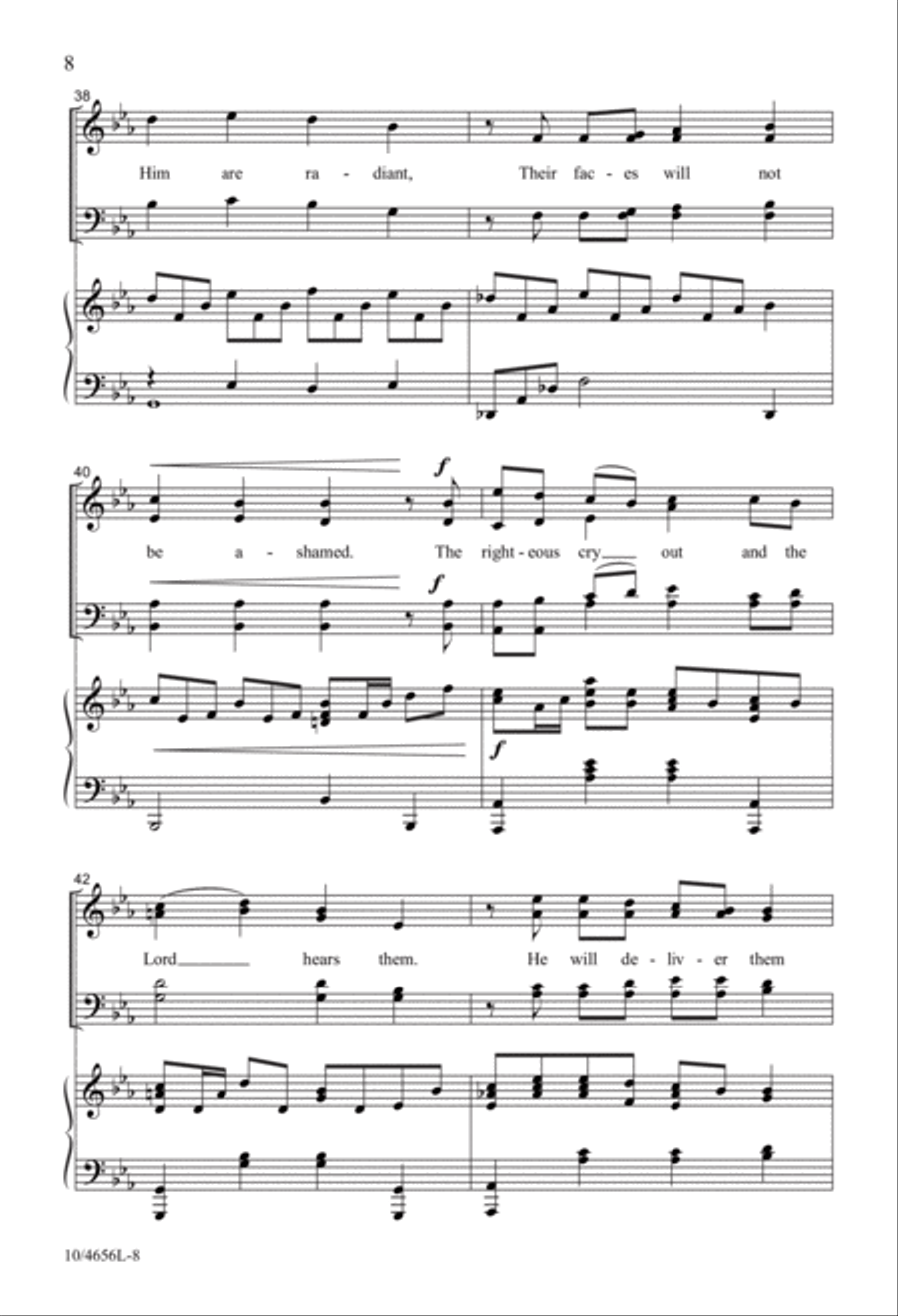 The Lord Is Listening The Lord Is Listening 4-Part scores gallery preview page 8