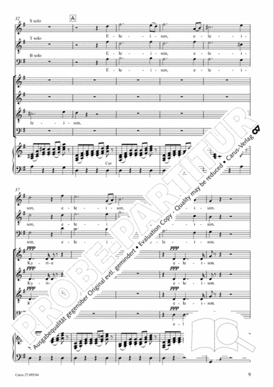 Messe solennelle de sainte Cecile STB scores gallery preview page 10