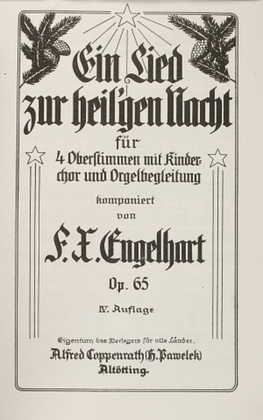 Book cover for Ein Lied zur heil'gen Nacht