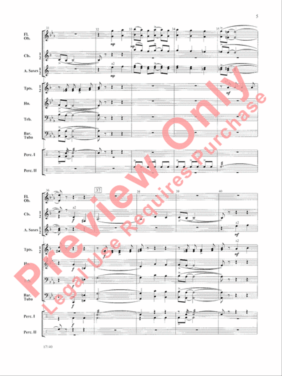 Plaza de Toros Plaza de Toros Concert Band scores gallery preview page 6