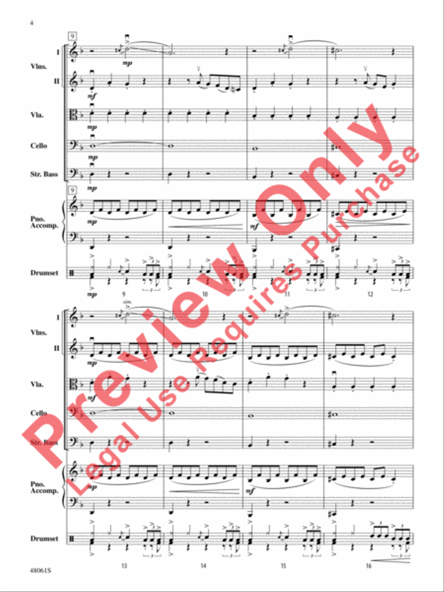 Believer String Orchestra scores gallery preview page 5