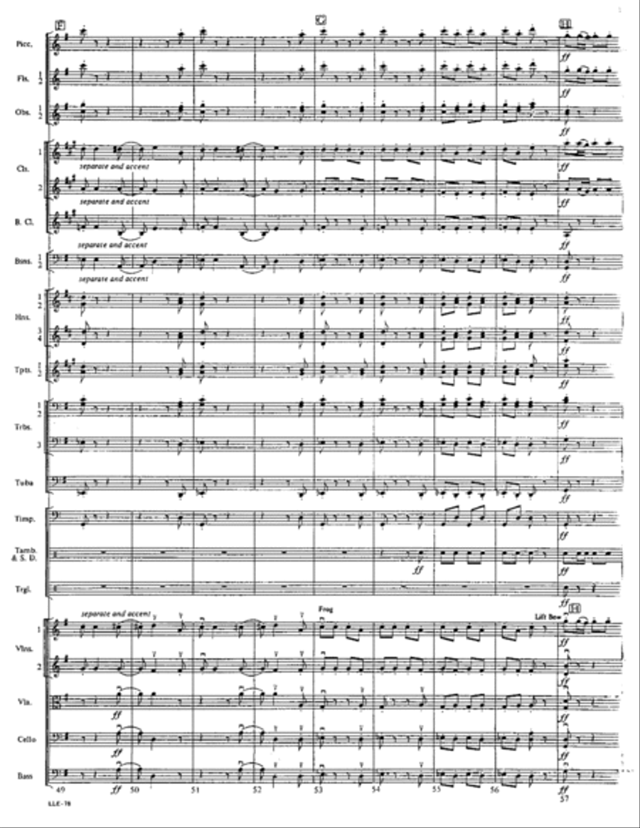 The Nutcracker Ballet: Trepak Orchestra scores gallery preview page 8