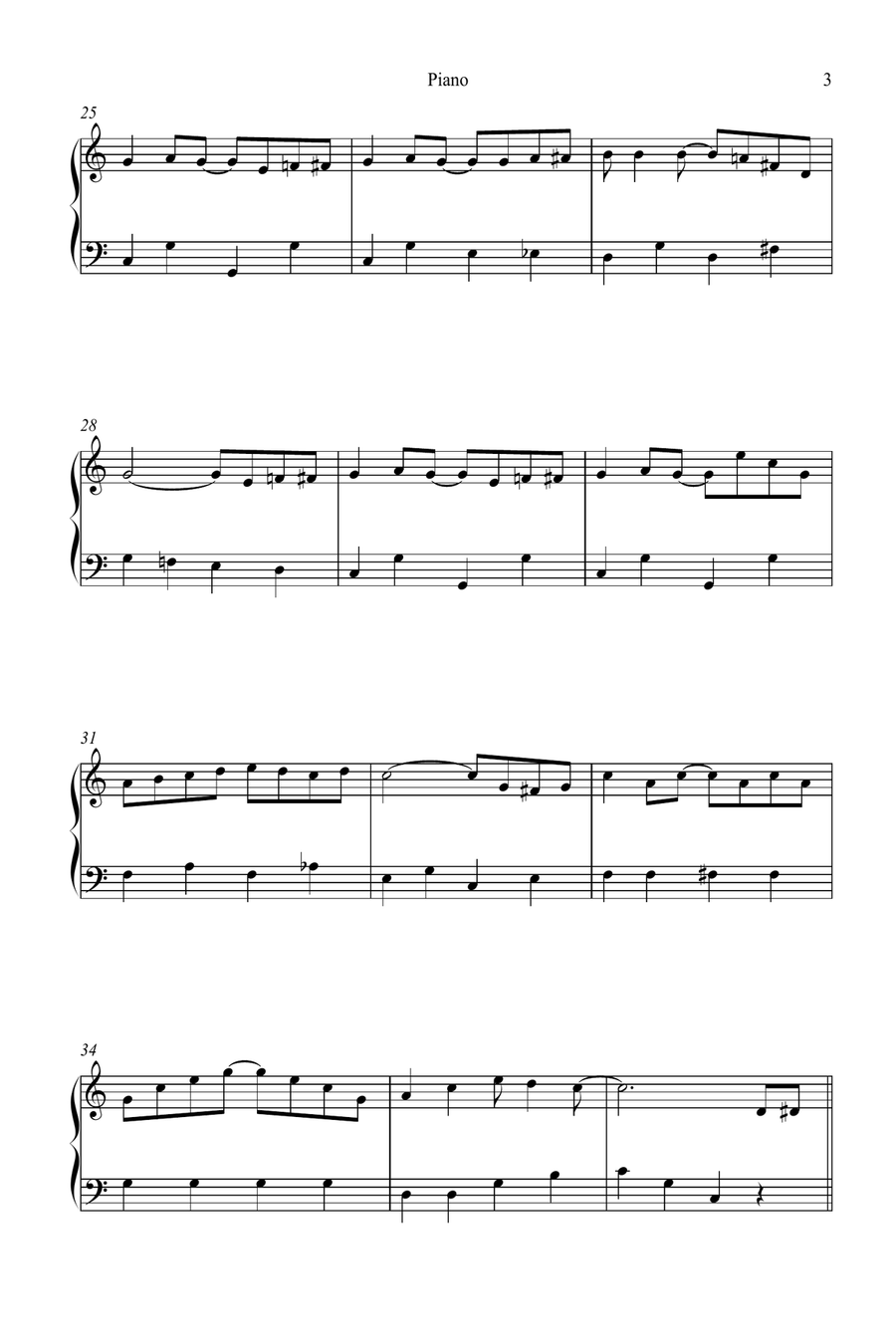 The Entertainer Easy Piano scores gallery preview page 3