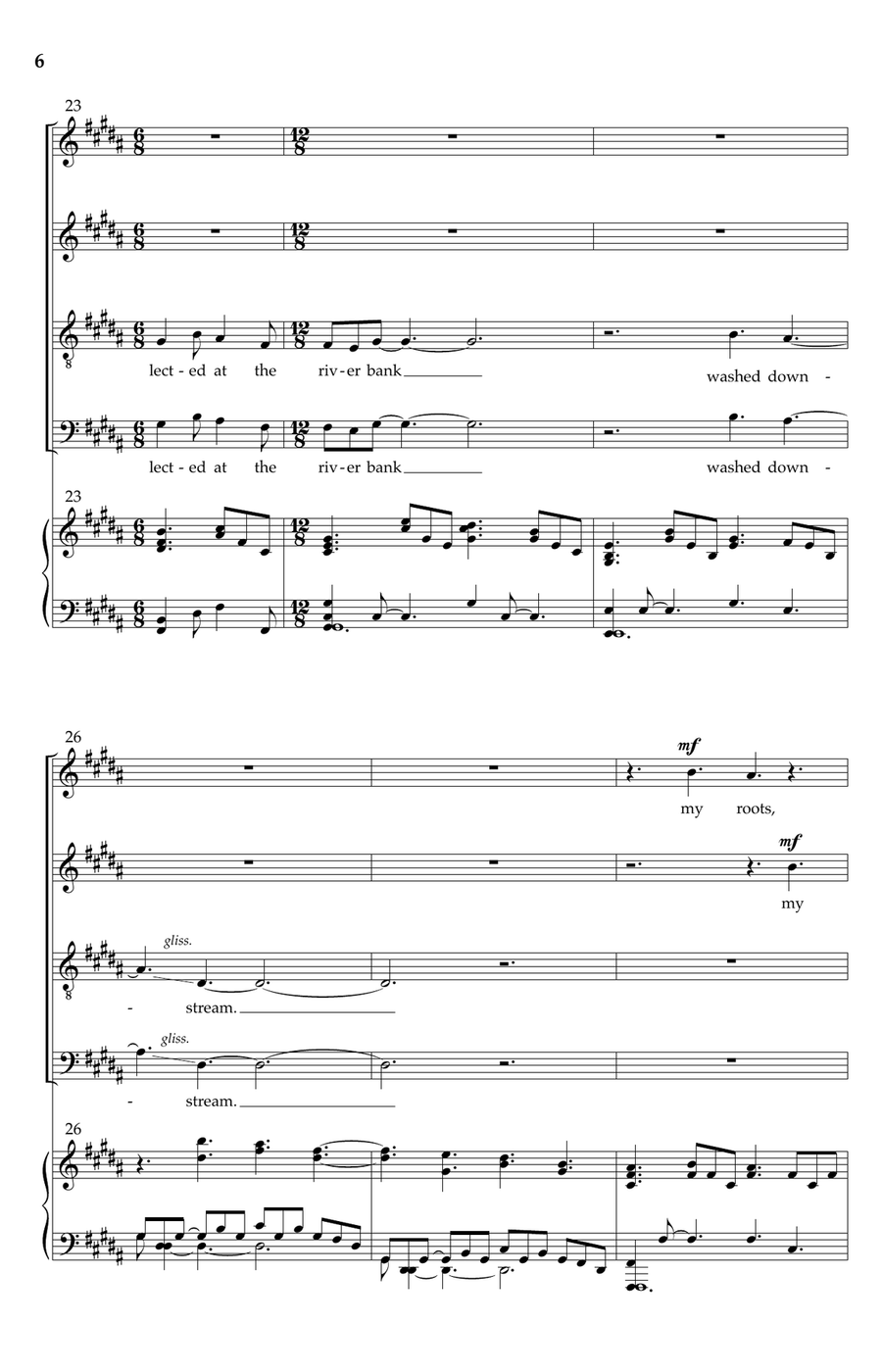 From Scorched Earth 4-Part scores gallery preview page 4