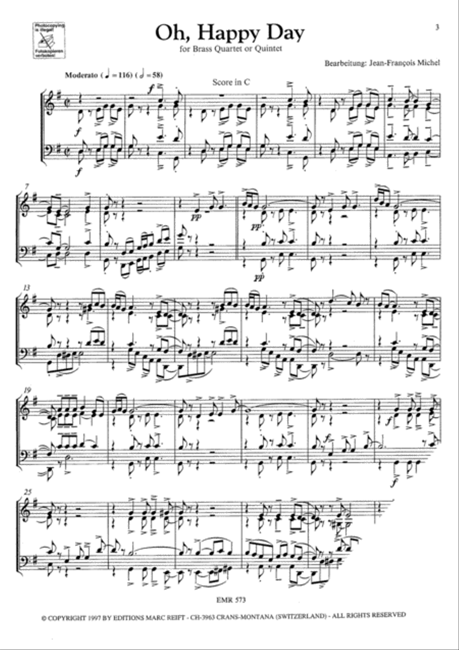 4 Spirituals 4 Spirituals Brass Quintet scores gallery preview page 4
