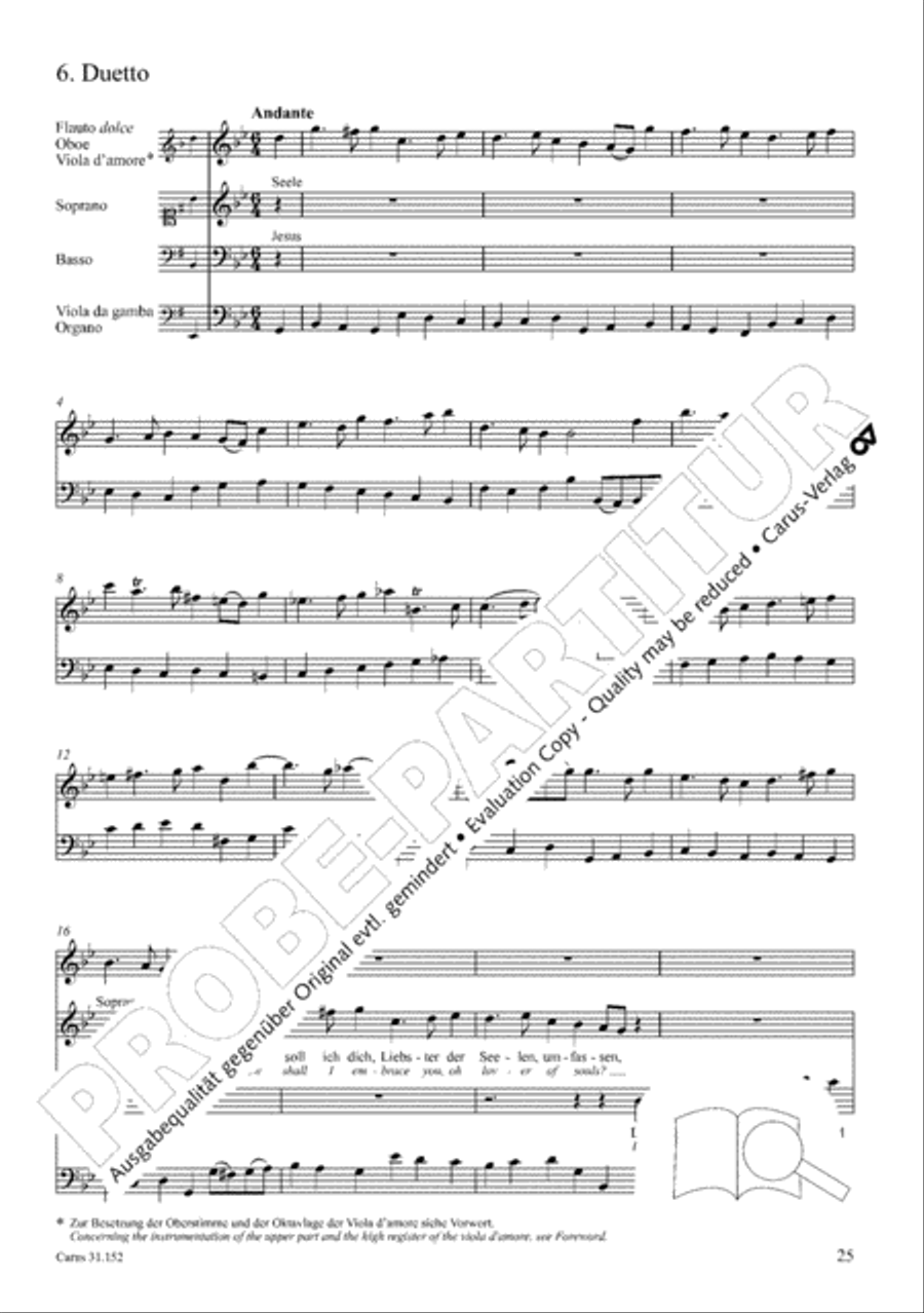 Walk on the path of faith (Tritt auf die Glaubensbahn) Orchestra scores gallery preview page 26