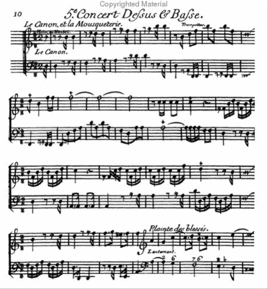 Concert for flute with figured bass Flute scores gallery preview page 3