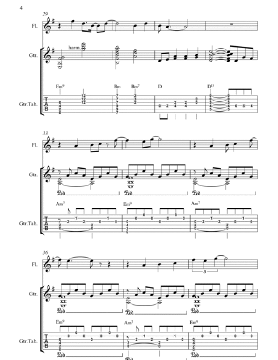 And I Love Her And I Love Her Flute scores gallery preview page 4