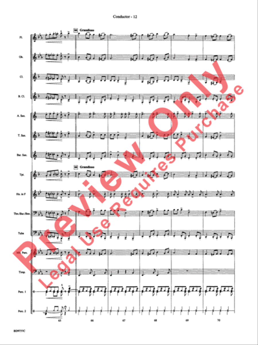 Sousa - The March King Sousa - The March King Concert Band scores gallery preview page 14